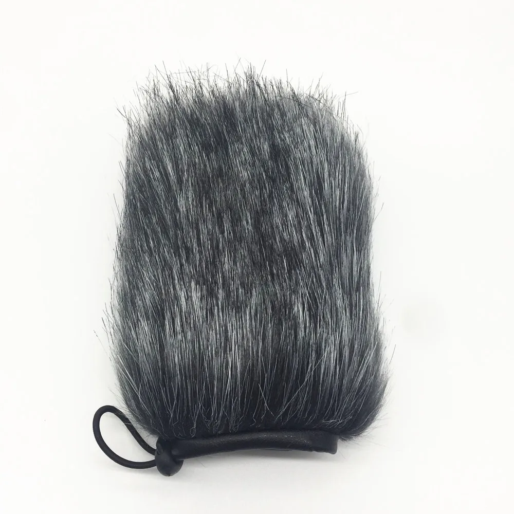 Серый Dead cat for DEITY D3 PRO high quanlity Outdoor artifical fur wind microphone cover muff windscreen shield for DEITY D3 PRO - Цвет: Серый