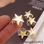 Женские заколки для волос Ingemark, золотистые весенние заколки для волос со звездочками, украшения для волос, аксессуары в подарок, 5 шт.