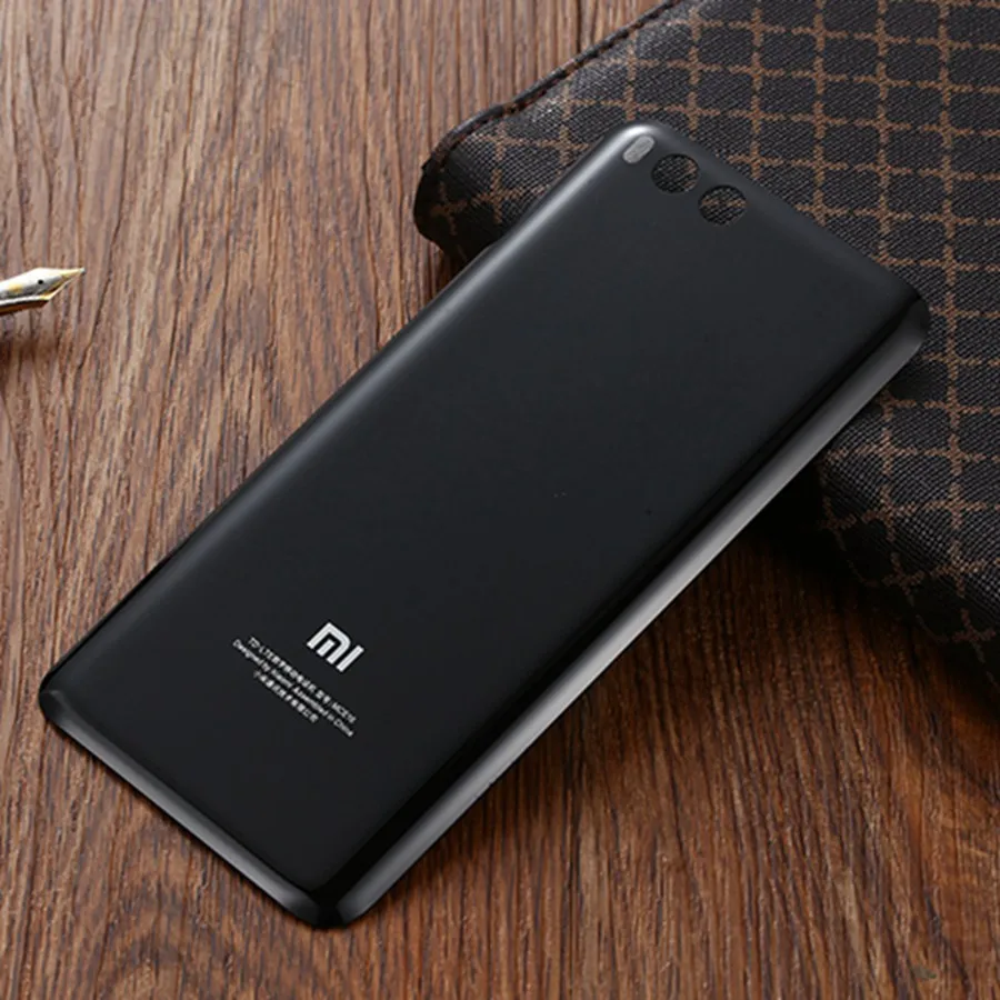 Xiaomi Mi 6 Крышка батарейного отсека задняя стеклянная крышка Корпус для Xiaomi Mi 6 Крышка батарейного отсека задняя крышка стеклянный чехол Замена с клеем