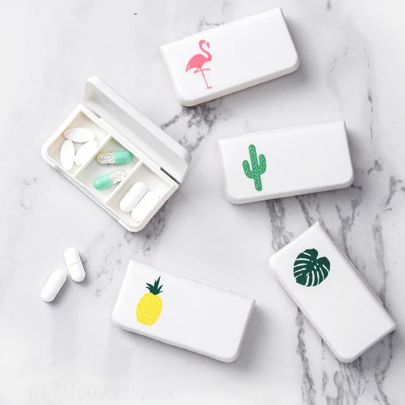 2 шт. 3 сетки портативный Pill Cutter разветвители белый Творческий Pill Box складной Pill Чехол Контейнер для медикаментов Органайзер