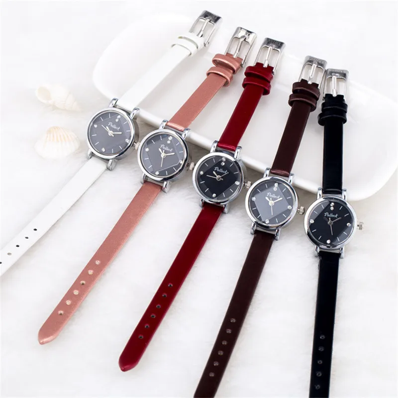 Relogio feminino Montre Femme роскошные часы Для женщин Повседневная кожаная малый циферблат