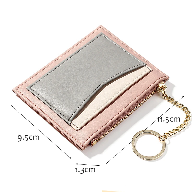 Женские милые мини сумки с отделением для кредитных карт на молнии маленькие