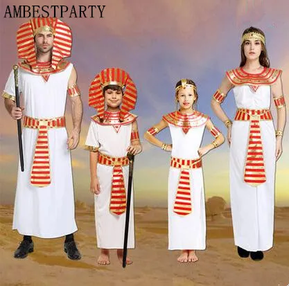 2017 г. Греко-римские платья принцессы Египетский Король королева Фараон Детские