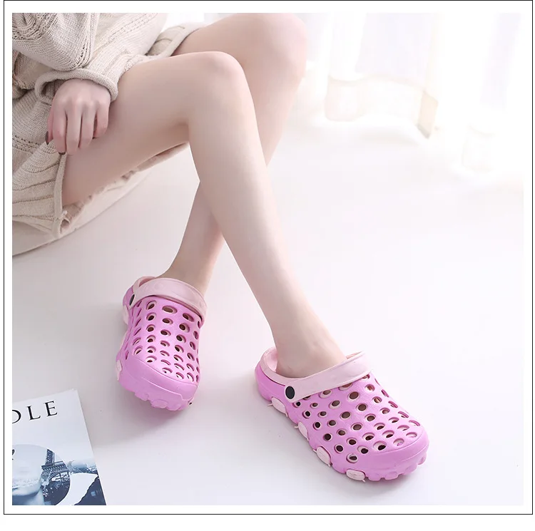 Sapato feminino Eva Real/Новинка года; дышащие сандалии; садовая обувь; легкие женские сабо; сезон весна-лето