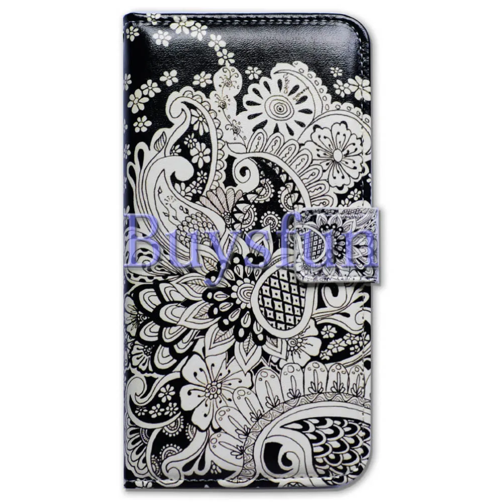 Bcov Белые Цветы Слот Для Карты Бумажник Кожаный Чехол iPhone 5C 100019768 |