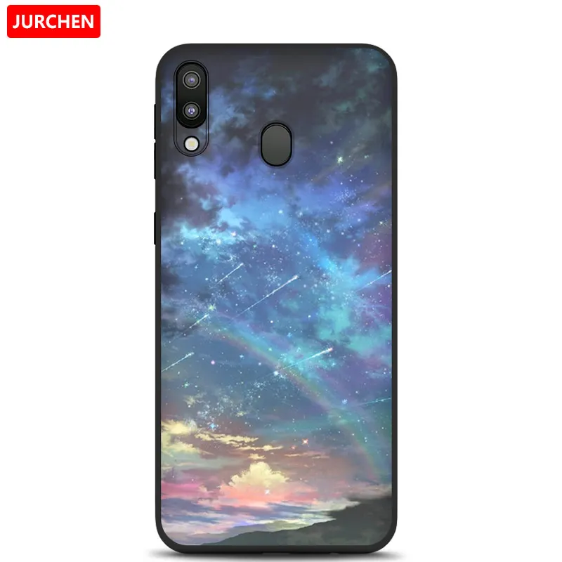 45 JURCHEN милый мультяшный чехол для samsung Galaxy M20 чехол для телефона M205F Силиконовая задняя крышка из ТПУ для samsung M20 Coque Capa 6,3 дюймов - Цвет: 45