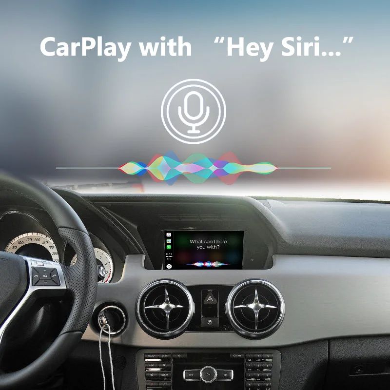 Joyeauto беспроводной Apple Carplay для Mercedes NTG4.5 Android Авто модернизация GL GLK класс 2011 15