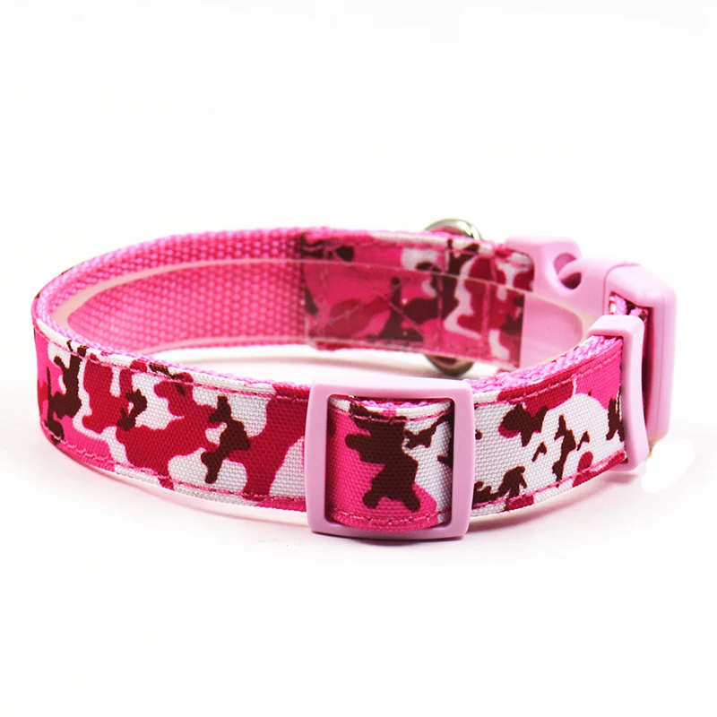 Модная розовая камуфляжная шлейка для собак нейлоновый мягкий поводок с