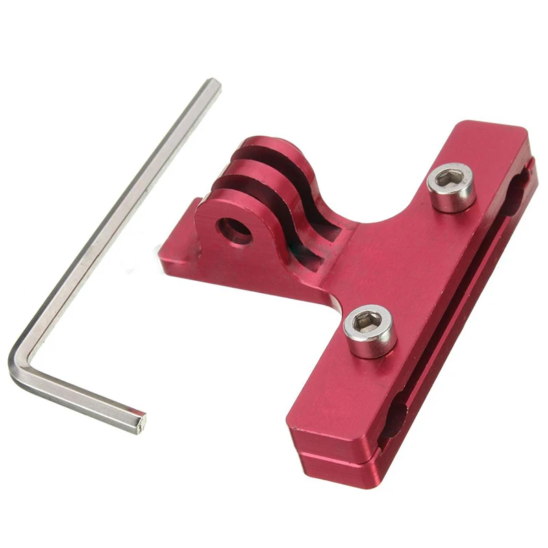 Aluminum Bike Bicycle Saddle Rail Camera Mount For GoPro Hero 2 3 3+ 4 Red | Инструменты