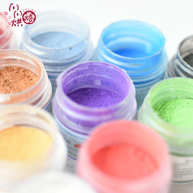 Съедобные блестки торт шоколадное украшение золотой порошок серебряный помадка