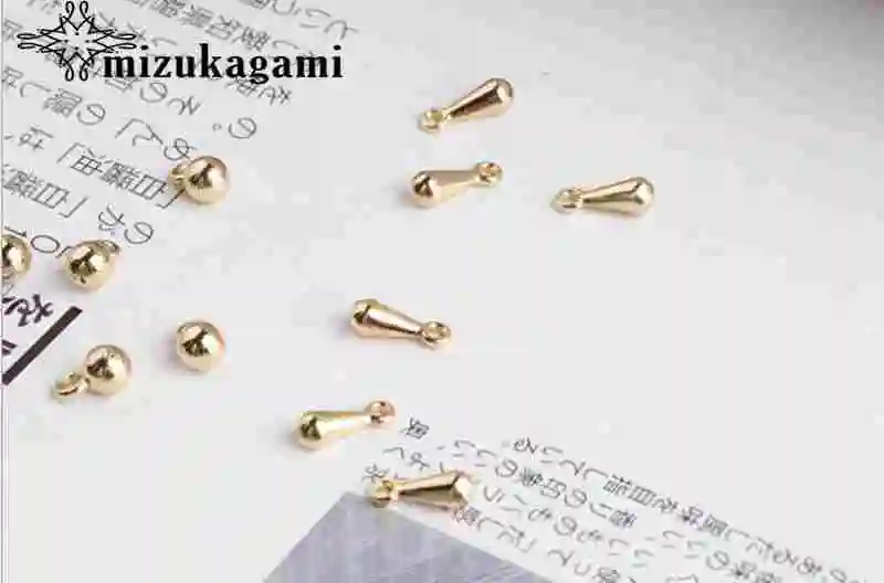 Простые подвесные капельки из сплава эллиптические маленькие шарики