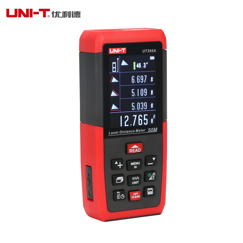 UNI T UT390B + UT391 UT395A UT395B UT395C портативный лазерный дальномер 40 м 50 60 70 100 дальномер|distance