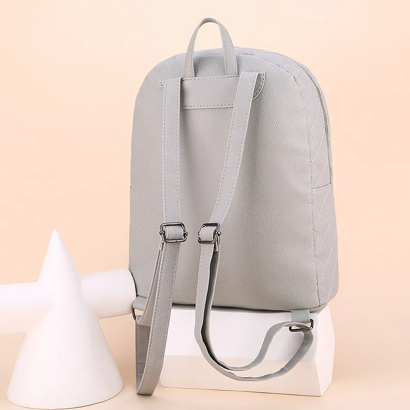 Новинка 2019 скидка только сегодня Клетчатый Кожаный рюкзак для женщин Мода