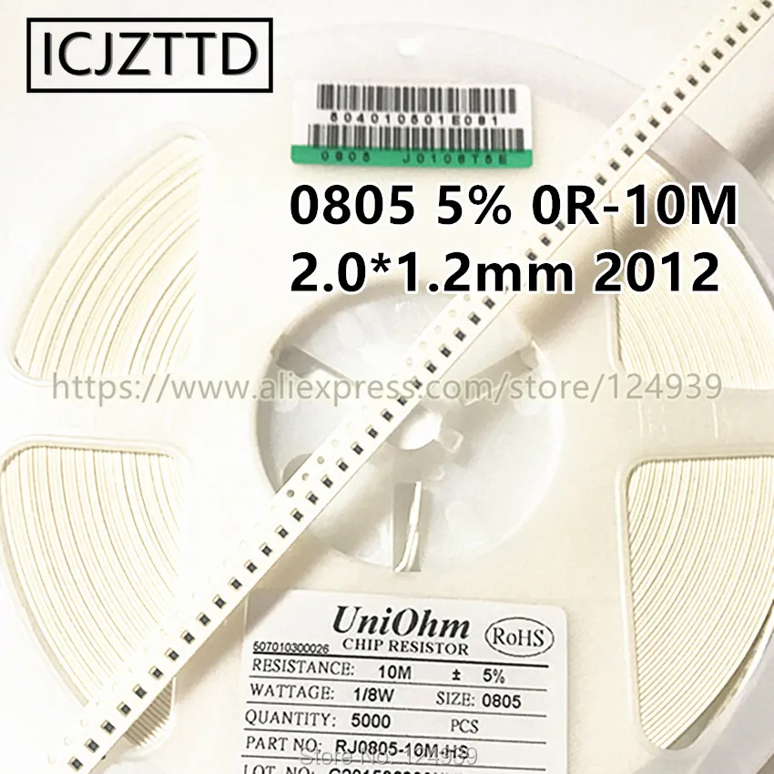 100 шт. 1/8 Вт RJ 0805 5% 2012 2 0*1 мм RES 1 3 K 1K3 5 1K5 6 1K6 8 1K8 2K 2K0 2K2 4 2K4 7 2K7 3K 3K0 3K3|Индукторы| |