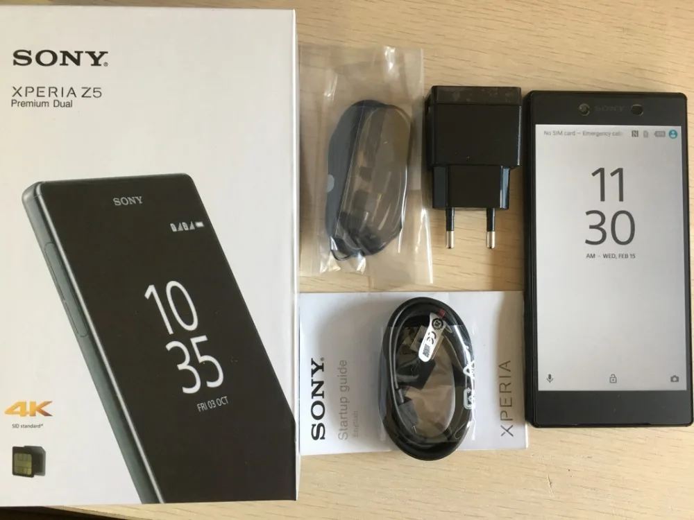 Мобильный телефон sony Z5 Premium с двумя sim-картами E6883 Z5P, 4G LTE, 5,5 дюймов, отпечаток пальца, NFC, четыре ядра, Android, ram, 3 ГБ rom, 32 ГБ