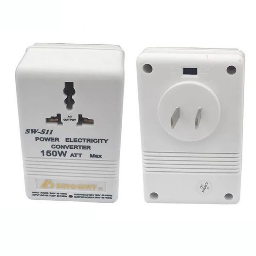 150W 110V до 220V 2200V шаг вверх вниз Напряжение преобразователь путешествия