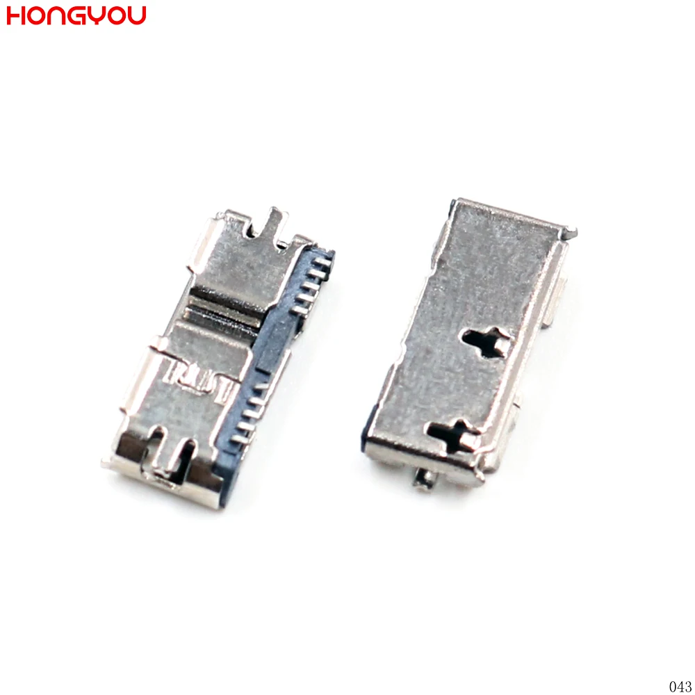 10 шт./лот высокоскоростной Micro USB 3 0 Женский 10Pin SMD разъем SMT PCB пайки Разъем для