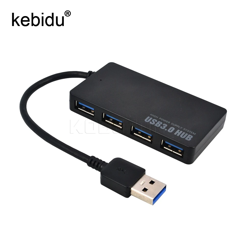 Высокоскоростной usb 3 0 концентратор kebidu 5 Гбит/с 4 порта USB-разветвитель адаптер