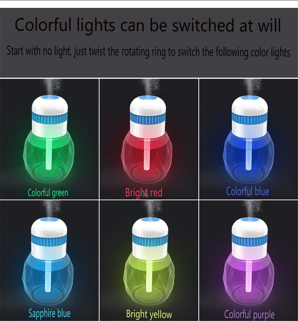 USB увлажнитель воздуха ультразвуковой ароматерапия эфирные масла диффузор Арома