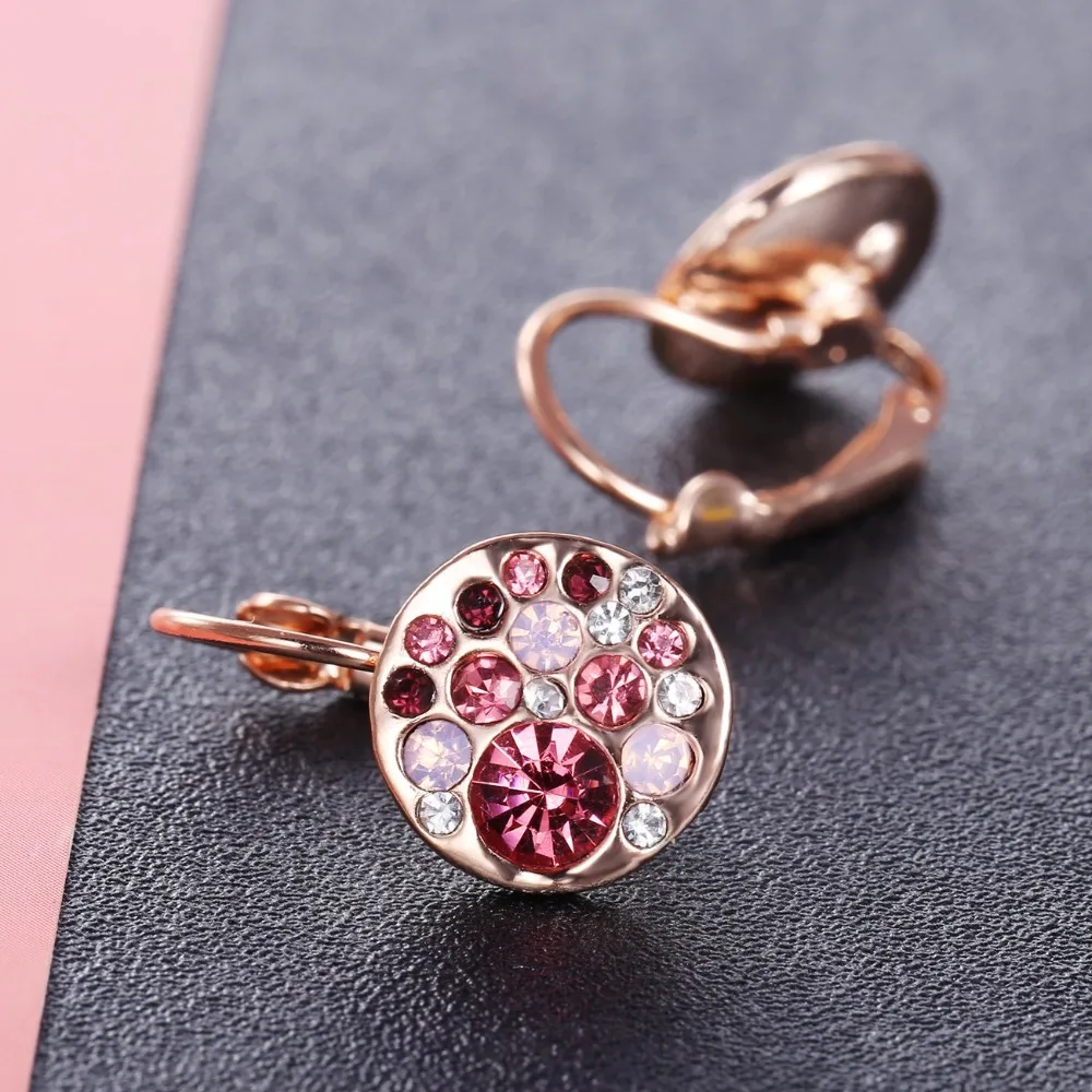 Серьги-подвески в этническом стиле с кристаллами | Украшения и аксессуары