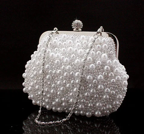 Jaron элегантные вечерние сумки расшитые бисером женские имитация жемчуга вышивка