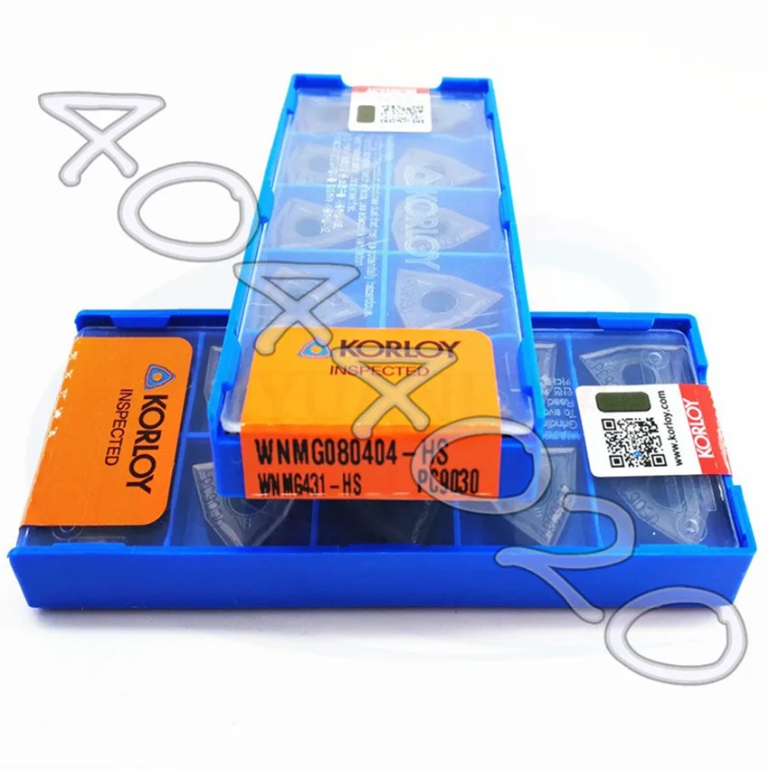 

KORLOY WNMG080404-HS PC9030 WNMG431-HS PC9030 10pcs Quality goods New original