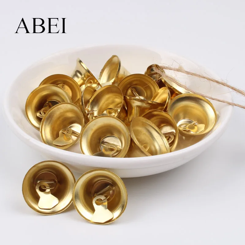 20mm 20pcs Gold Gingle Bell Metalic bells For Wedding party Home Christmas Decoration | Дом и сад