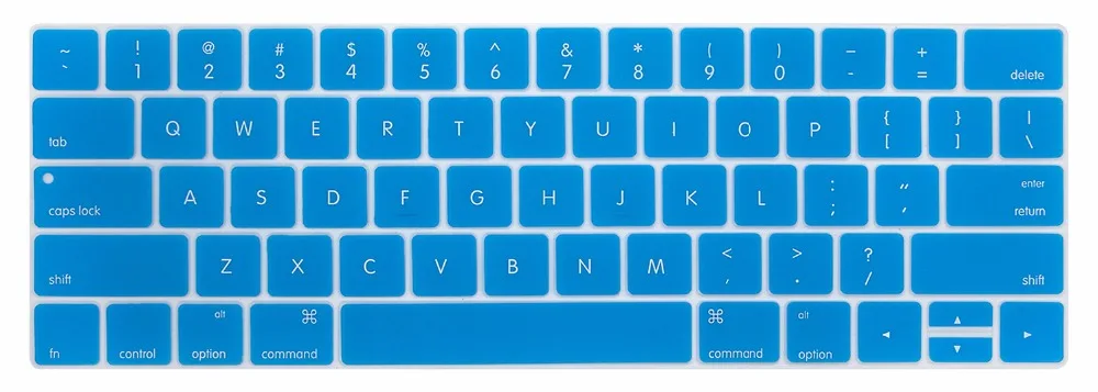 Клавиатура чехол для нового MacBook Pro с сенсорной панелью 1" или 15"(A1989 A1990& A1706 A1707) выпуск гладкий Чехол из силикона