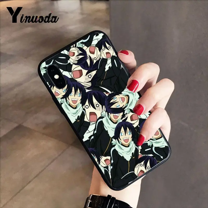 Yinuoda Noragami yato Аниме новое поступление черный чехол для телефона для iPhone 8 7 6 6S 6Plus X XS MAX 5 5S SE XR 10 Чехол