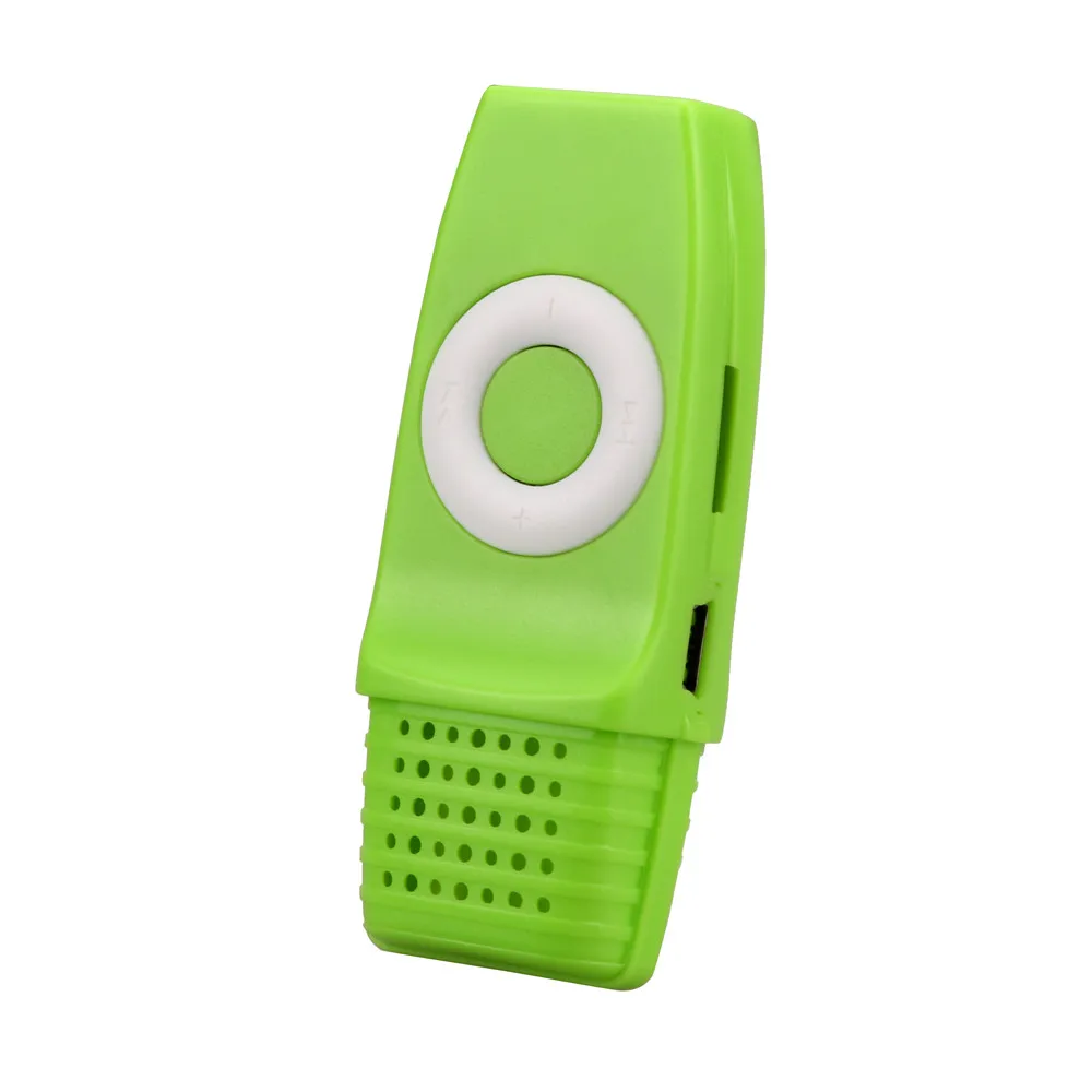 Hot Sale Mini USB MP3 Music Media Player Support 16GB Micro SD TF Card For HIPERDEAL Dropship#20 - Цвет: Зеленый