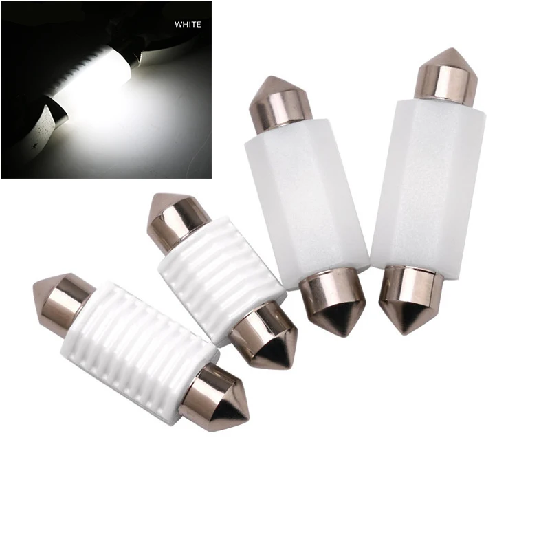 1X 2SMD 31 мм 36 39 41 C5W 3030 керамическое светодиодное освещение фестонного типа для