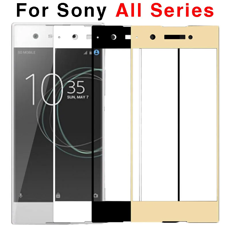 Закаленное стекло для Sony Ericsson Xperia XA1 XA2 XA3 Plus Ultra XZ4 защитная пленка экрана G3112 G3412 G3221