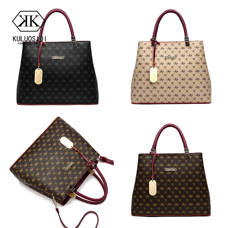 Роскошные женские сумки из трех предметов дизайнерские кожаные сумка на плечо