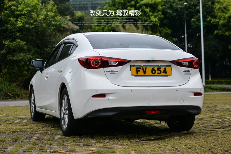 Светодиодный задний фонарь в автомобильном стиле для Mazda 3 AXELA, задний светильник в сборе- для Mazda 3, задний светильник DRL+ сигнальный светильник поворота с 4 шт