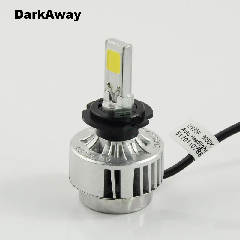 Plug & Play светодиодный HB4 Автомобильные фары 66 Вт 6000lm COB H11 H7 H8 H9 HB3 лампа