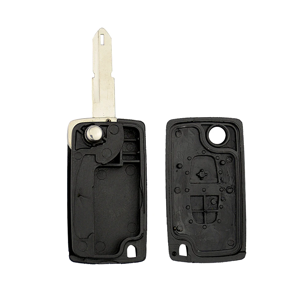 OkeyTech для Peugeot 206 306 406 лезвие Citroen C2 C3 Xsara Picasso модифицированный чехол ключей 2 кнопки