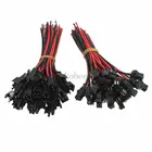 100 партлот 2pin SM JST Соединительный кабель для штекера к гнезду 10 см длина провода Светодиодная лампа кабель драйвера светодиодная полоса 2-контактный разъем