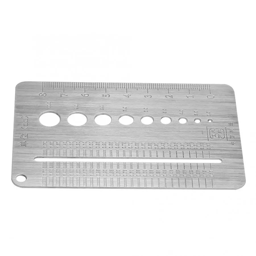 2 10 мм Болт манометр из нержавеющей стали винтовая Калибровочная пластина