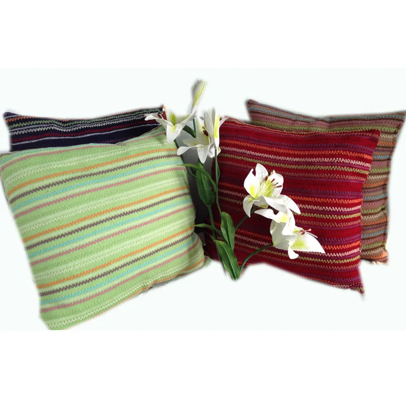 Декоративный Мягкий Вязаный чехол для подушки диванной с волнистым узором|knitted