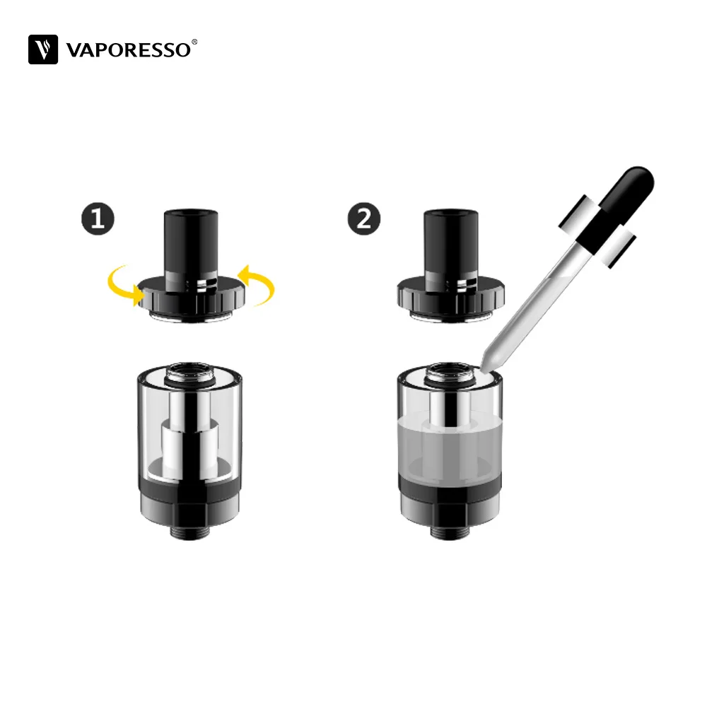 Оригинальный испаритель Vaporesso емкость с моросью 1 8 мл Vape RTA атомайзер подходит для