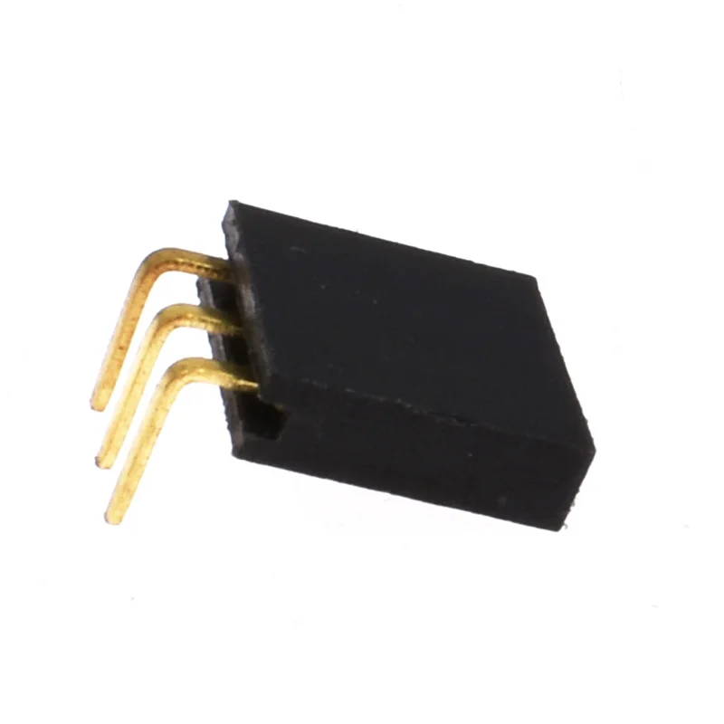1x3Pin 10 шт. 1X3 1X4 1X6 2X7 2X13 2X20 Pin 2,54 мм правый угол Однорядный штыревой разъем типа «папа» 90 градусов иглы Разъем - Цвет: 1x3Pin