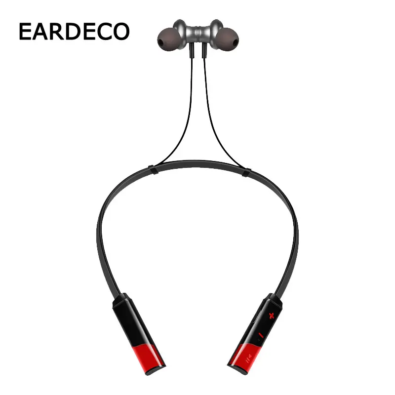 Оригинальные Спортивные Беспроводные bluetooth-наушники EARDECO, водонепроницаемые наушники с басами, шумоподавление, гарнитура с микрофоном, стерео
