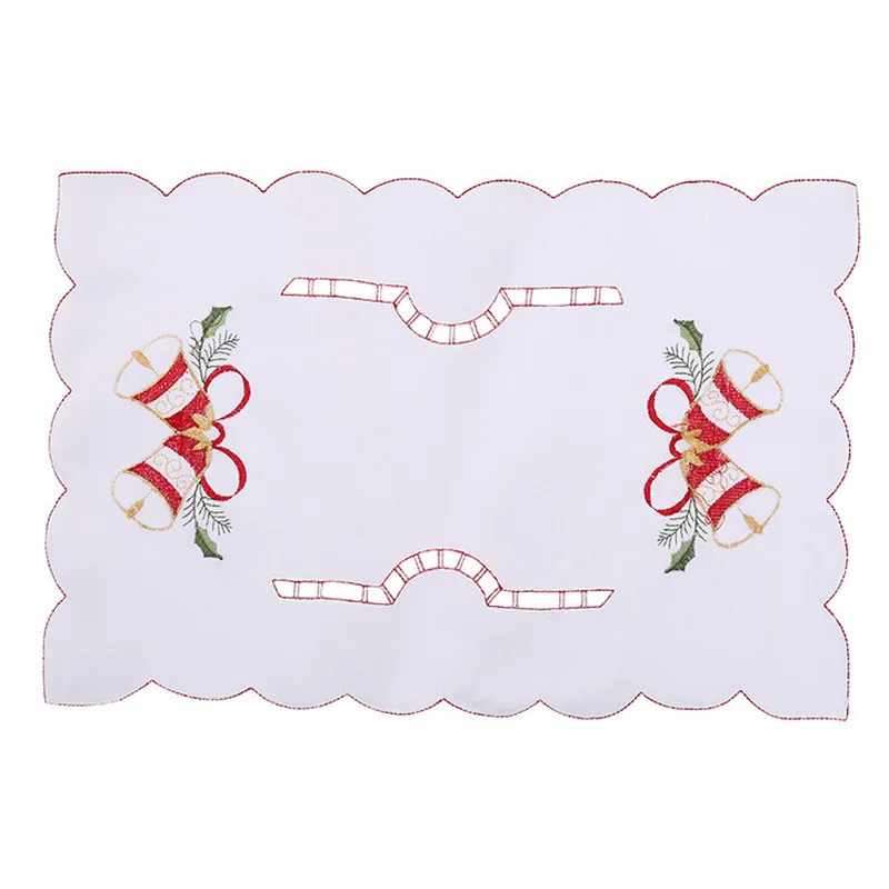 Рождественские украшения для дома Санта Клаус колокольчики подсвечник тарелка