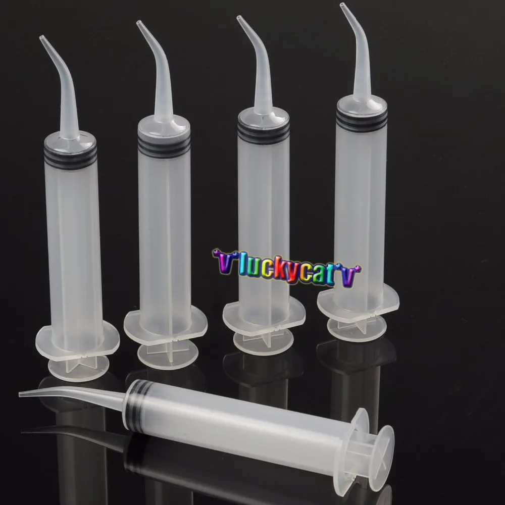 5 шт. Одноразовый стоматологический ирригационный шприц с изогнутым