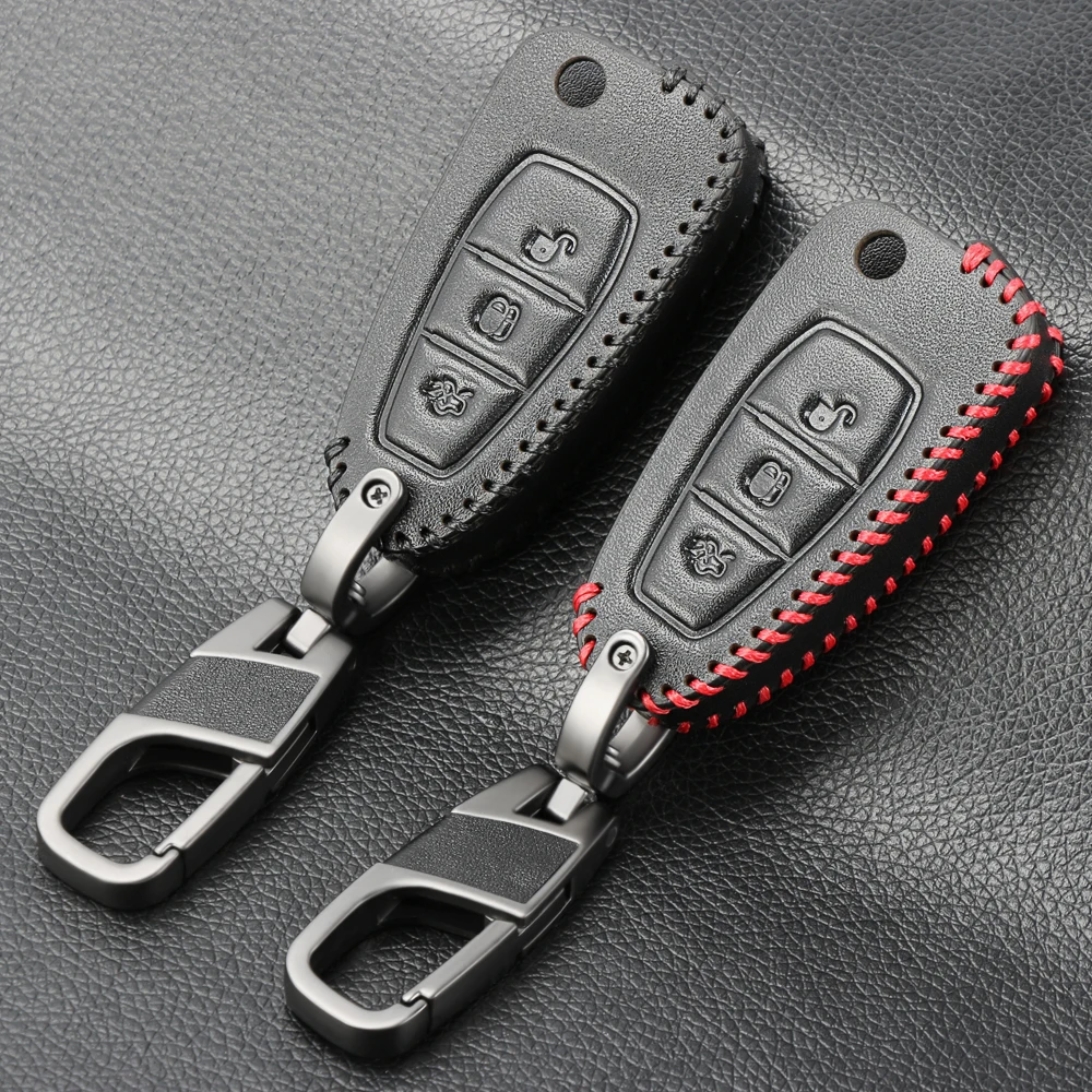 Модный чехол с дистанционным управлением для ключей автомобиля кожаный Ford Ranger