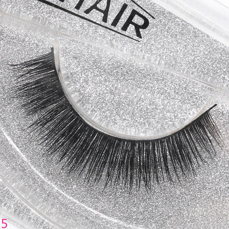 

1 Pair 3D Mink False Eyelashes Thick Eyelashes Eye Makeup Tool