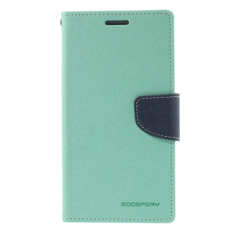 Cyan Mercury Goospery кожаный флип чехол для Samsung Galaxy A8 A3 A5 A7 J2 J5 J7 Prime S4 S5 S3 мини телефонные чехлы - Цвет: Cyan