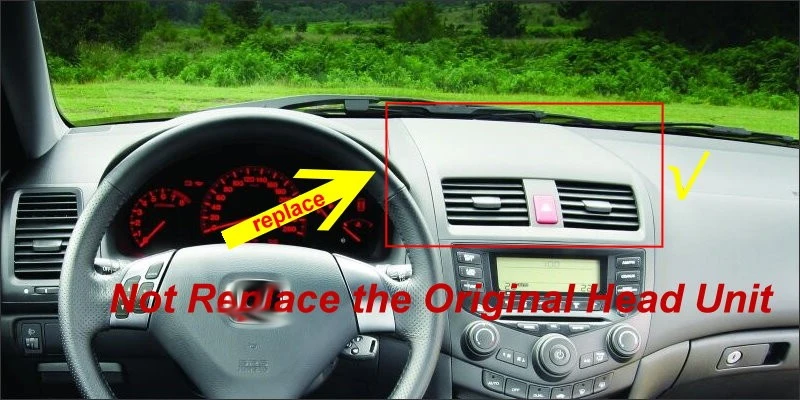 Автомобильный Android gps навигации Экран Системы для Honda Accord 2003 2004 2005 2006 2007 Радио Аудио Видео плеер Android мультимедийный плеер