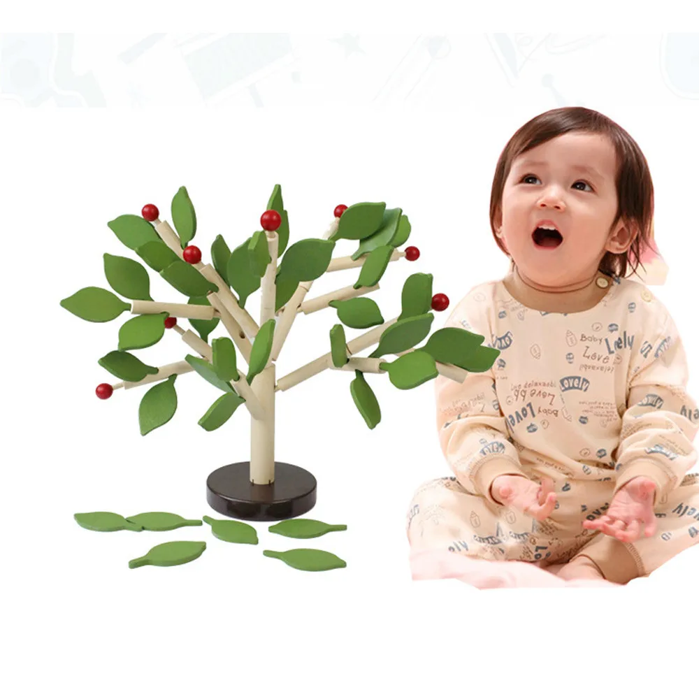 Игрушка детская деревянная в виде листьев 20 шт. | Игрушки и хобби