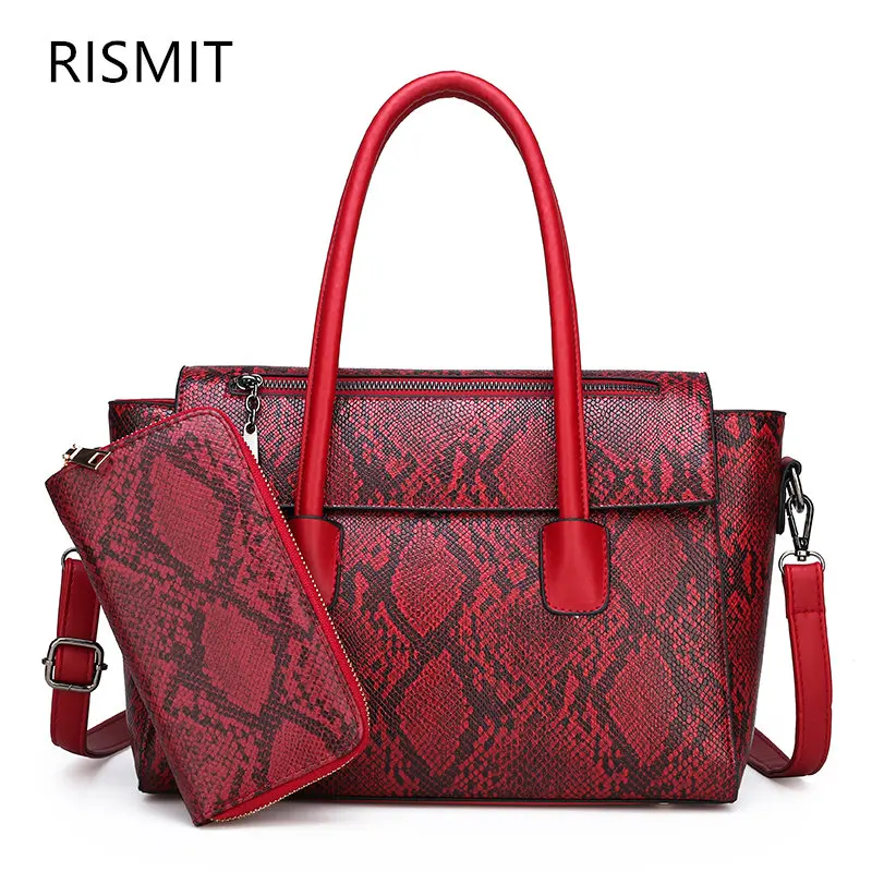 Bolsas Feminina Limited Rismit новинка 2019 женская сумка через плечо змеиный живот для женщин и